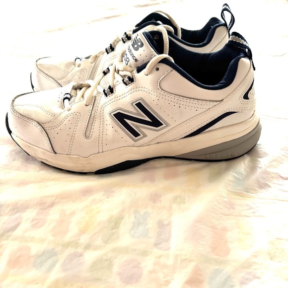New Balance MX608WN5 White Blue Crosstrainers Leather sneakers SZ 7.5 Worn 1X main image 13